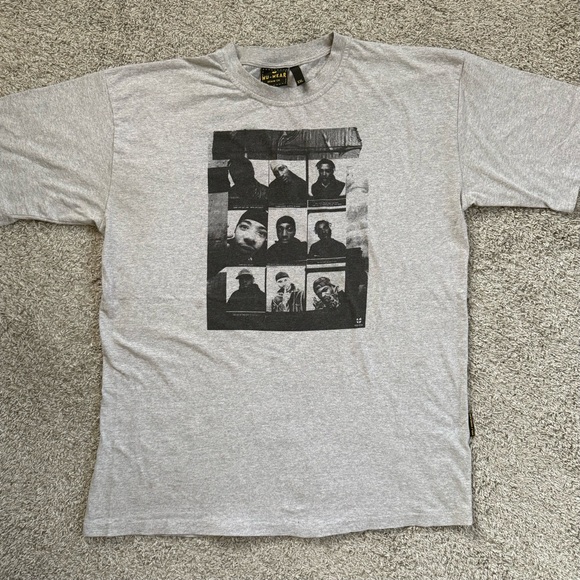 🔴Wu-Wear Shirt Size 2XL Wu-Tang Group Pic Rare Raekwon Gza - Picture 1 of 14